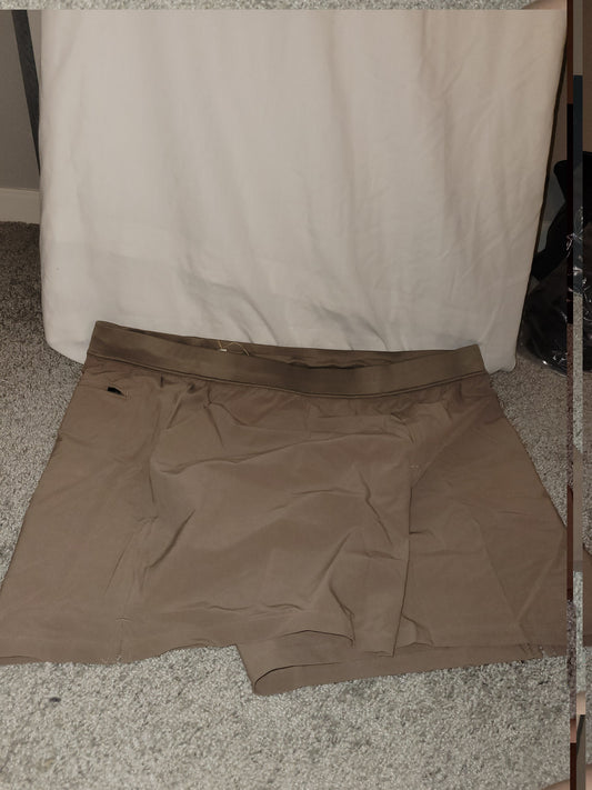 Tan Relaxed Fit Shorts - New