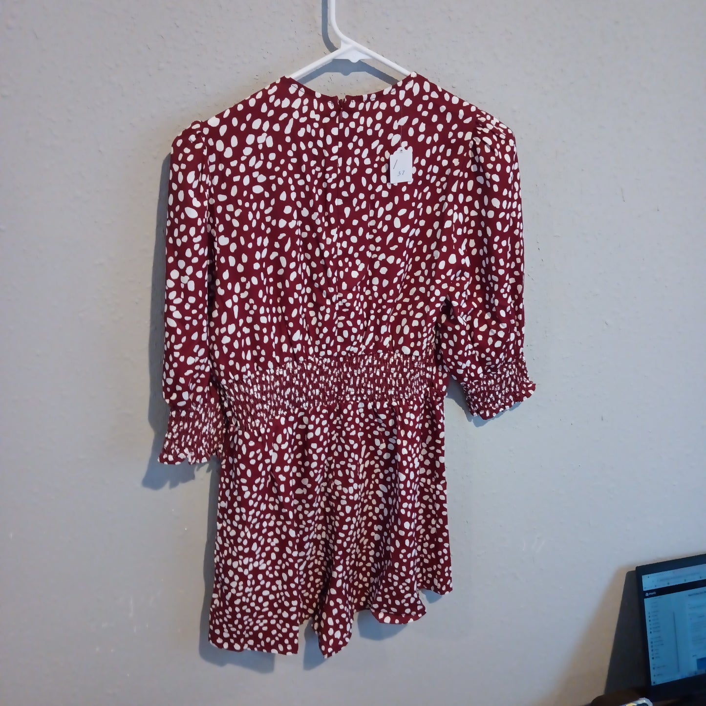 Unbranded Red Polka Dot Romper - New