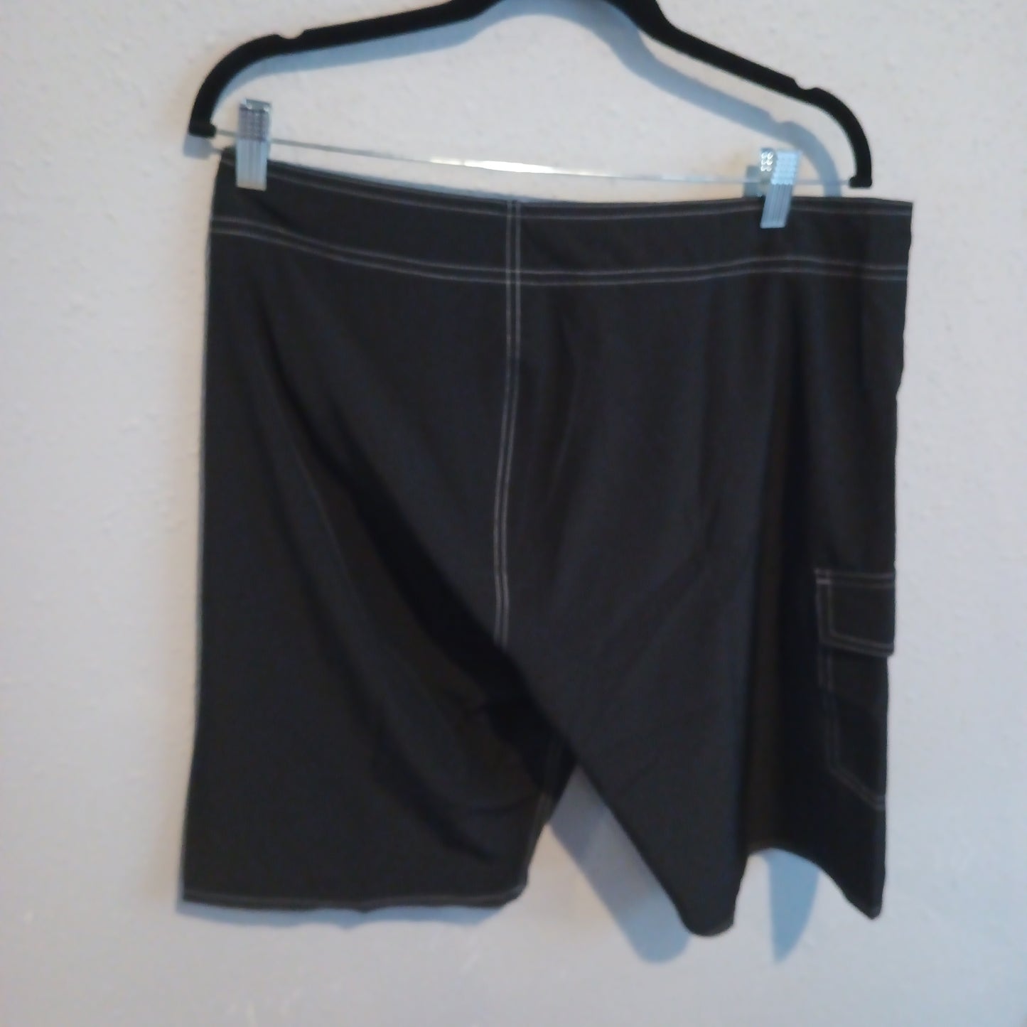 Black Letsholiday Mens' Swim Shorts - New