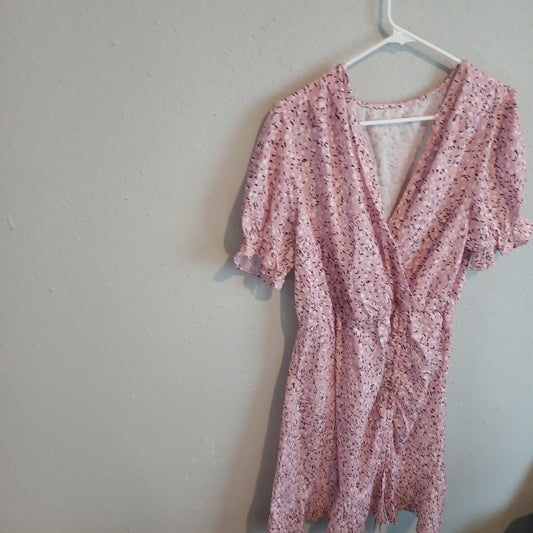 Womens' Pink Print Dress - New