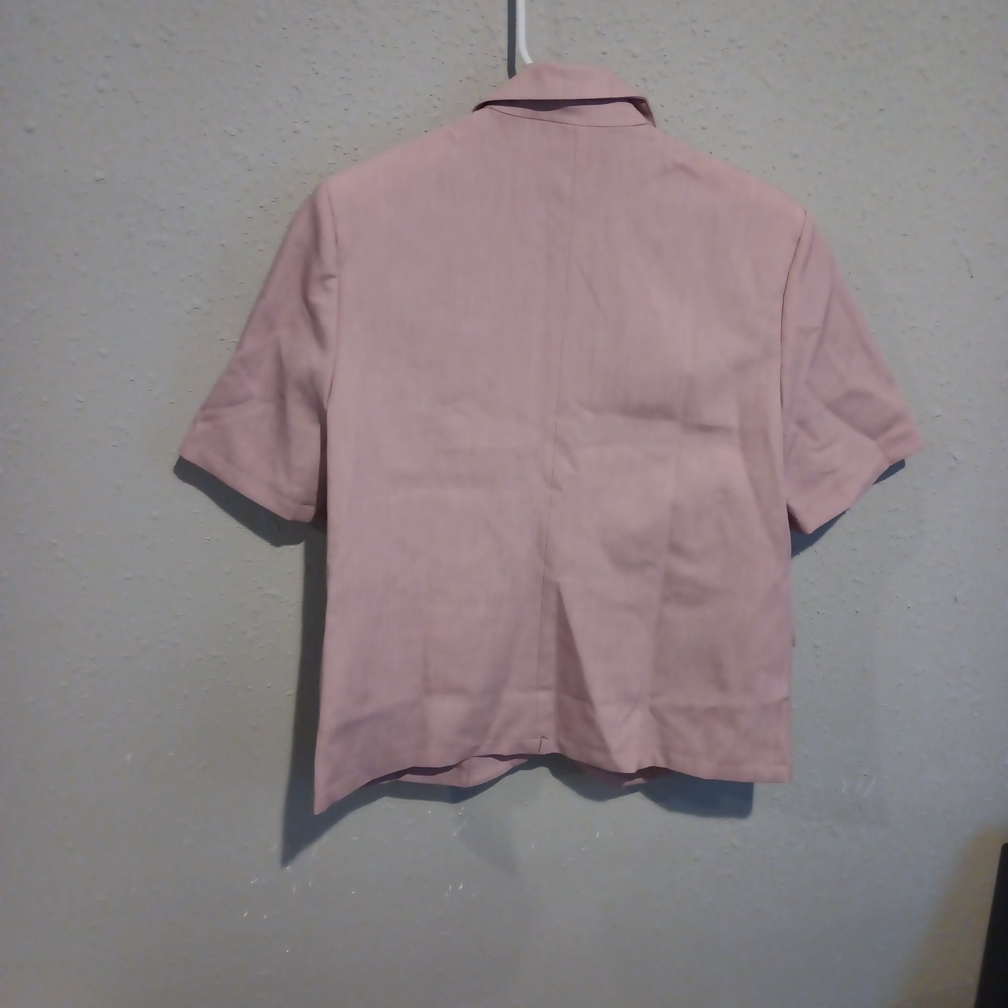 Rose Pink Short Sleeve Blazer - New