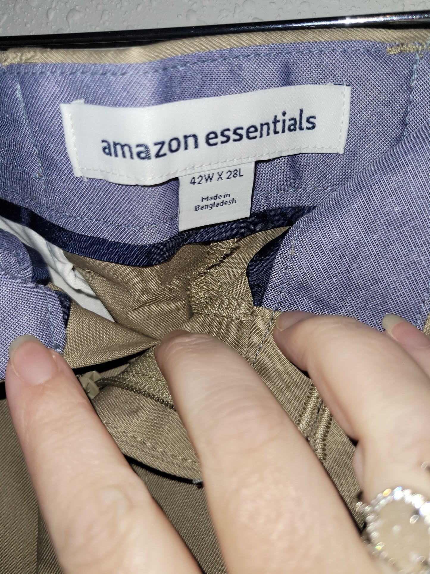 Amazon Essentials Khaki Dress Pants