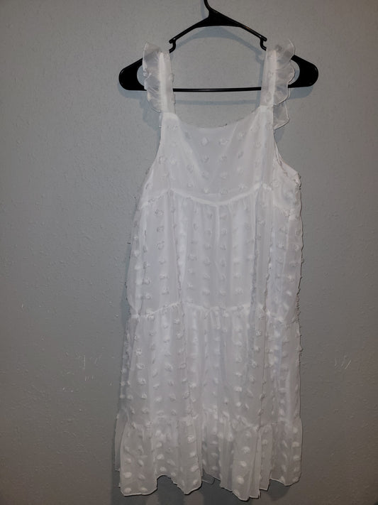 White Baby Doll Dress - New