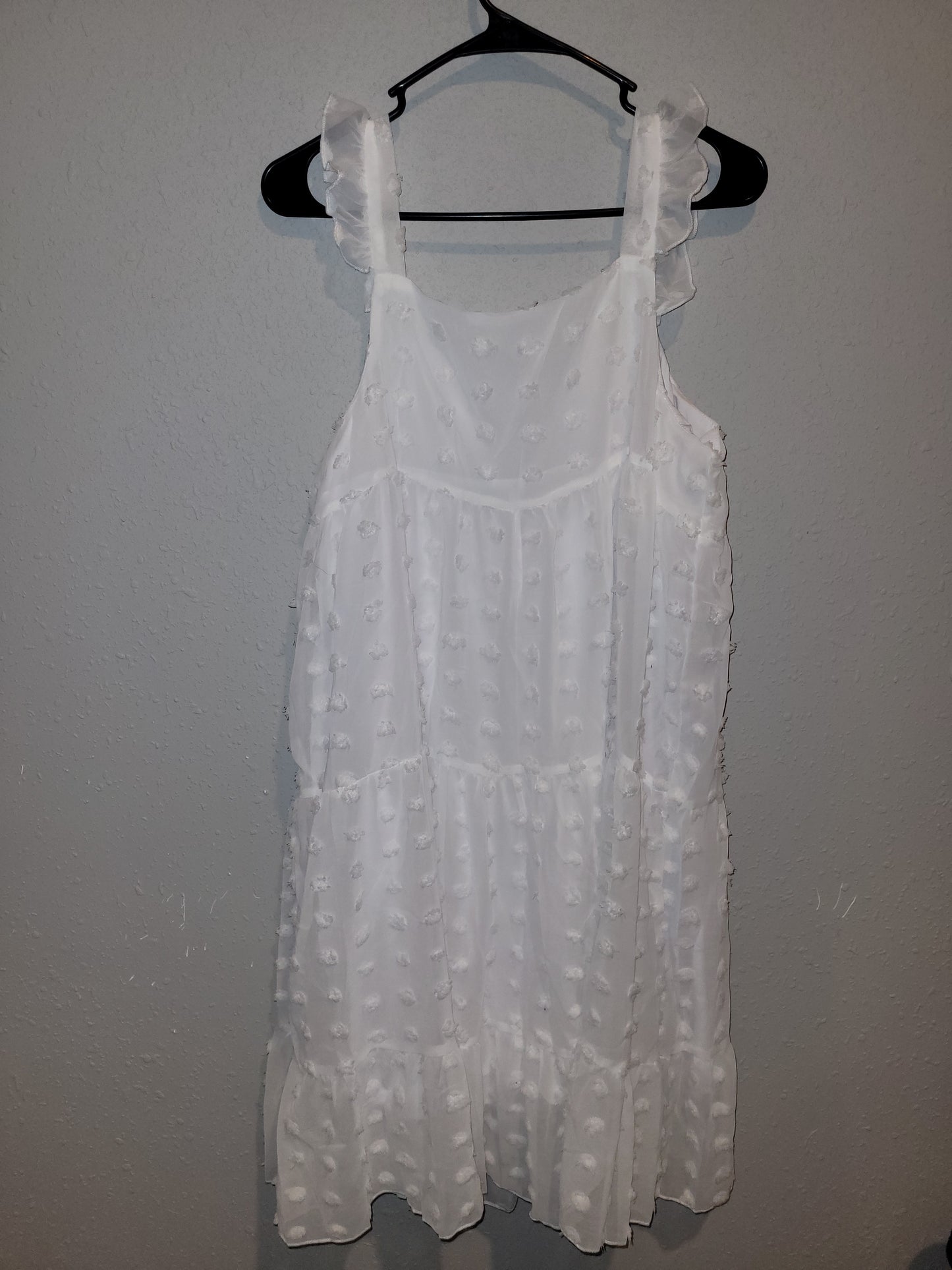 White Baby Doll Dress - New