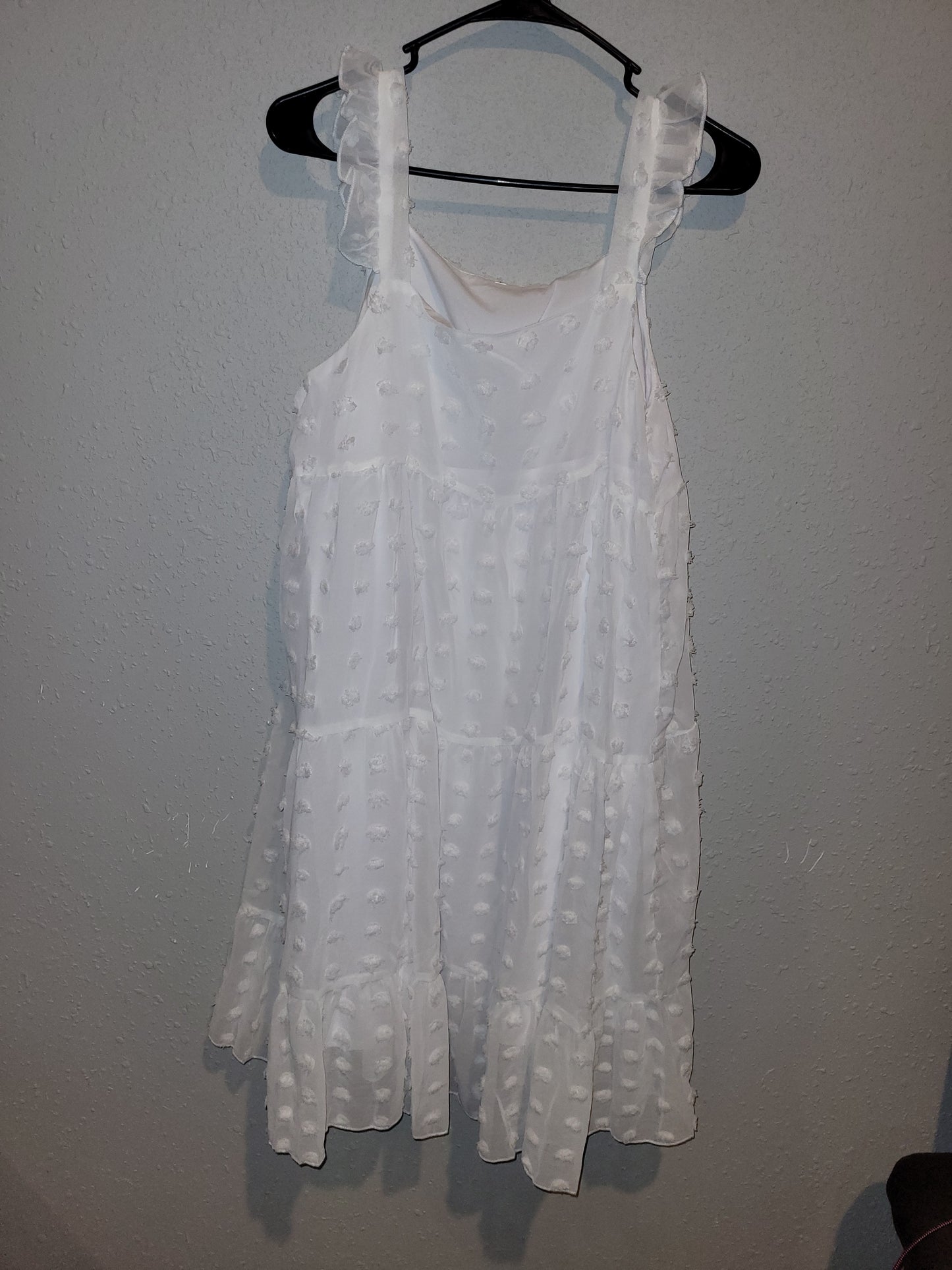 White Baby Doll Dress - New