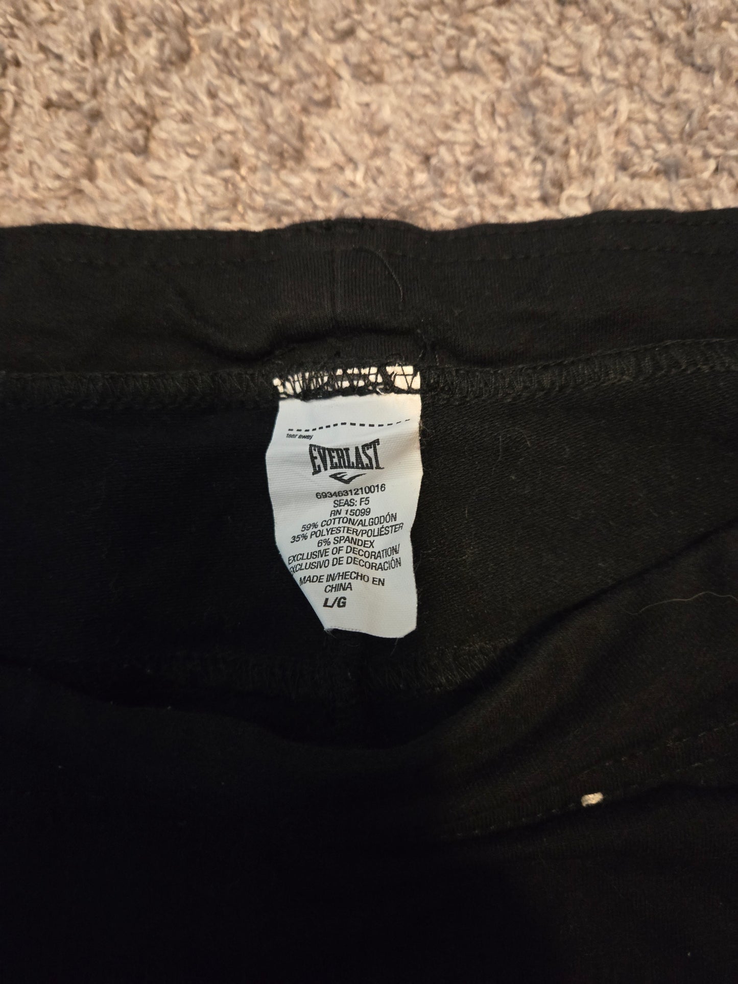 Black Everlast Pants - Gently Used