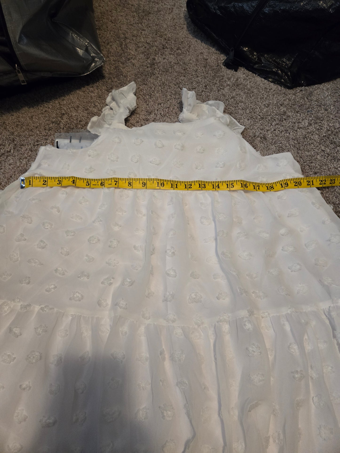 White Baby Doll Dress - New