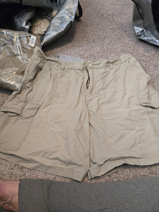 Faded Glory Tan Cargo Shorts - Gently Used