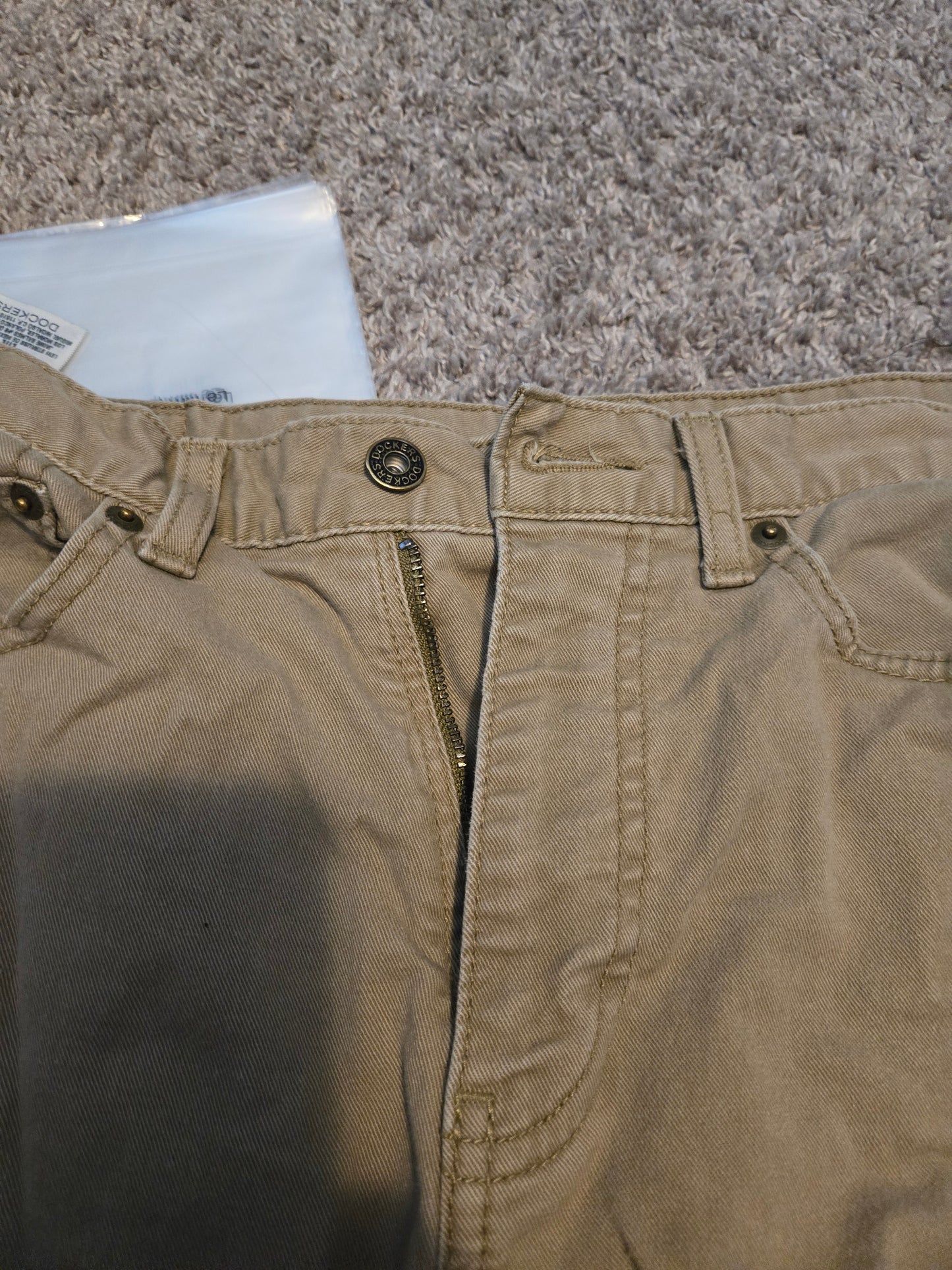 Dockers Tan Straight Fit Pants - Gently Used