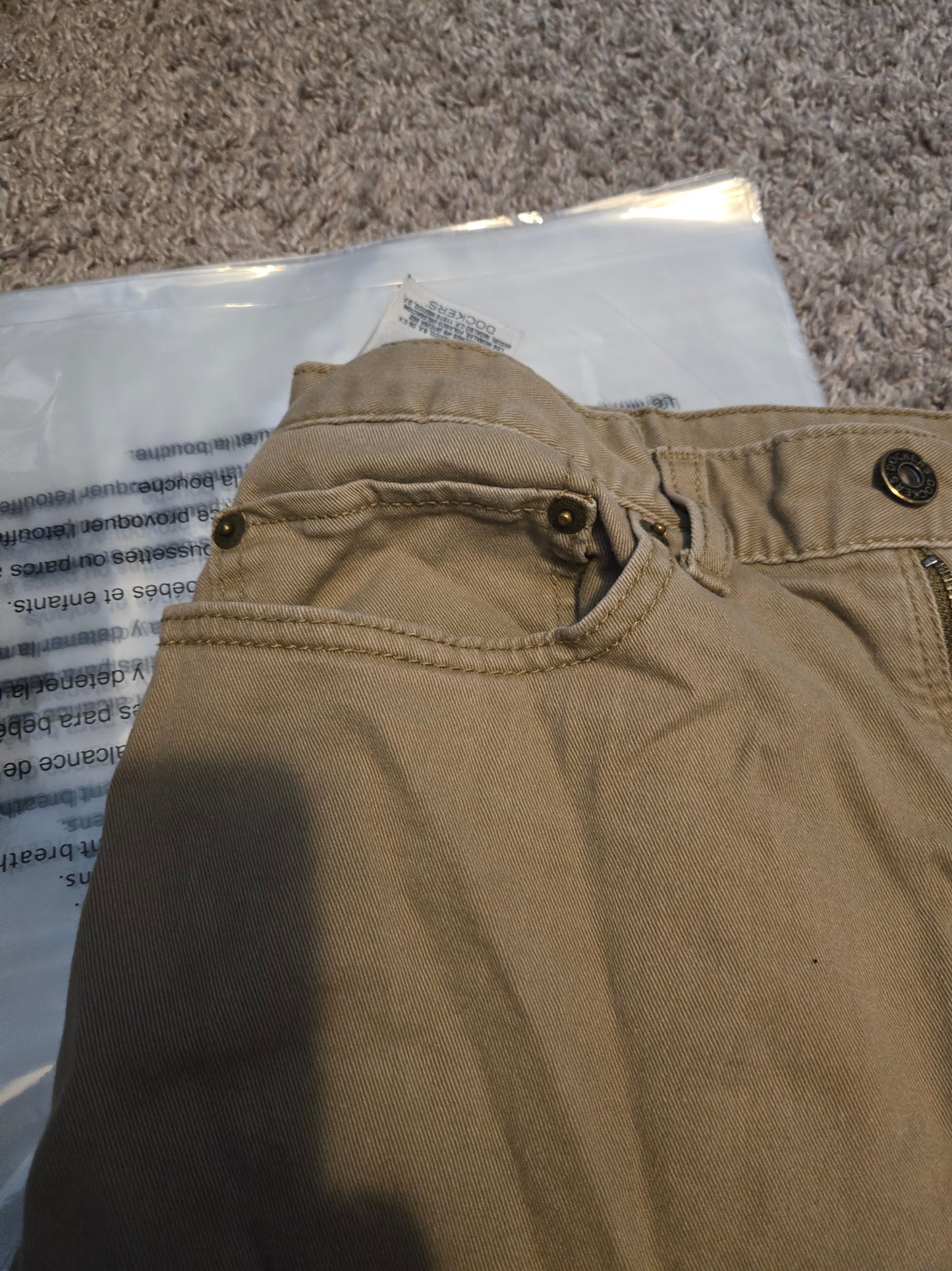 Dockers Tan Straight Fit Pants - Gently Used