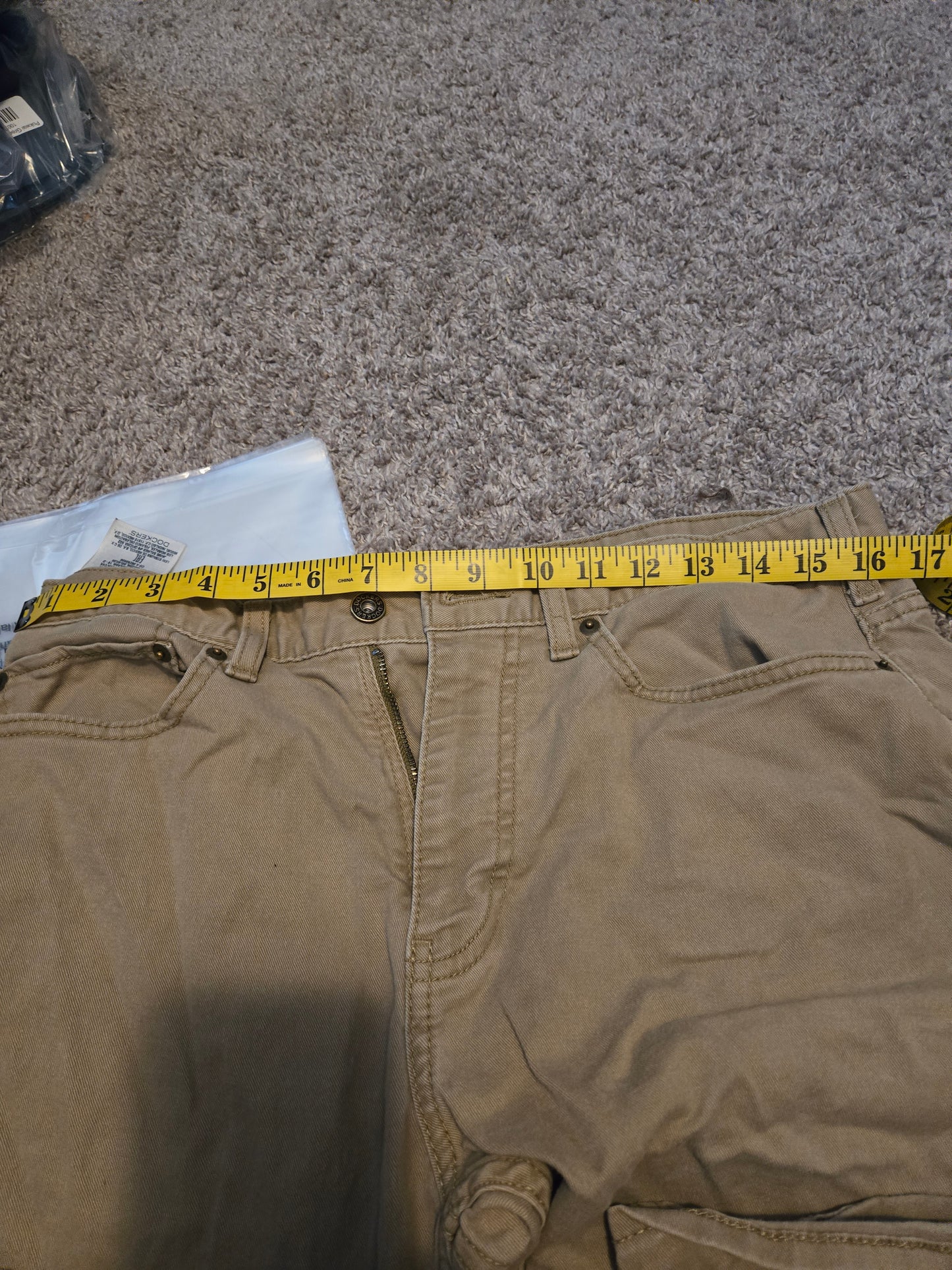 Dockers Tan Straight Fit Pants - Gently Used