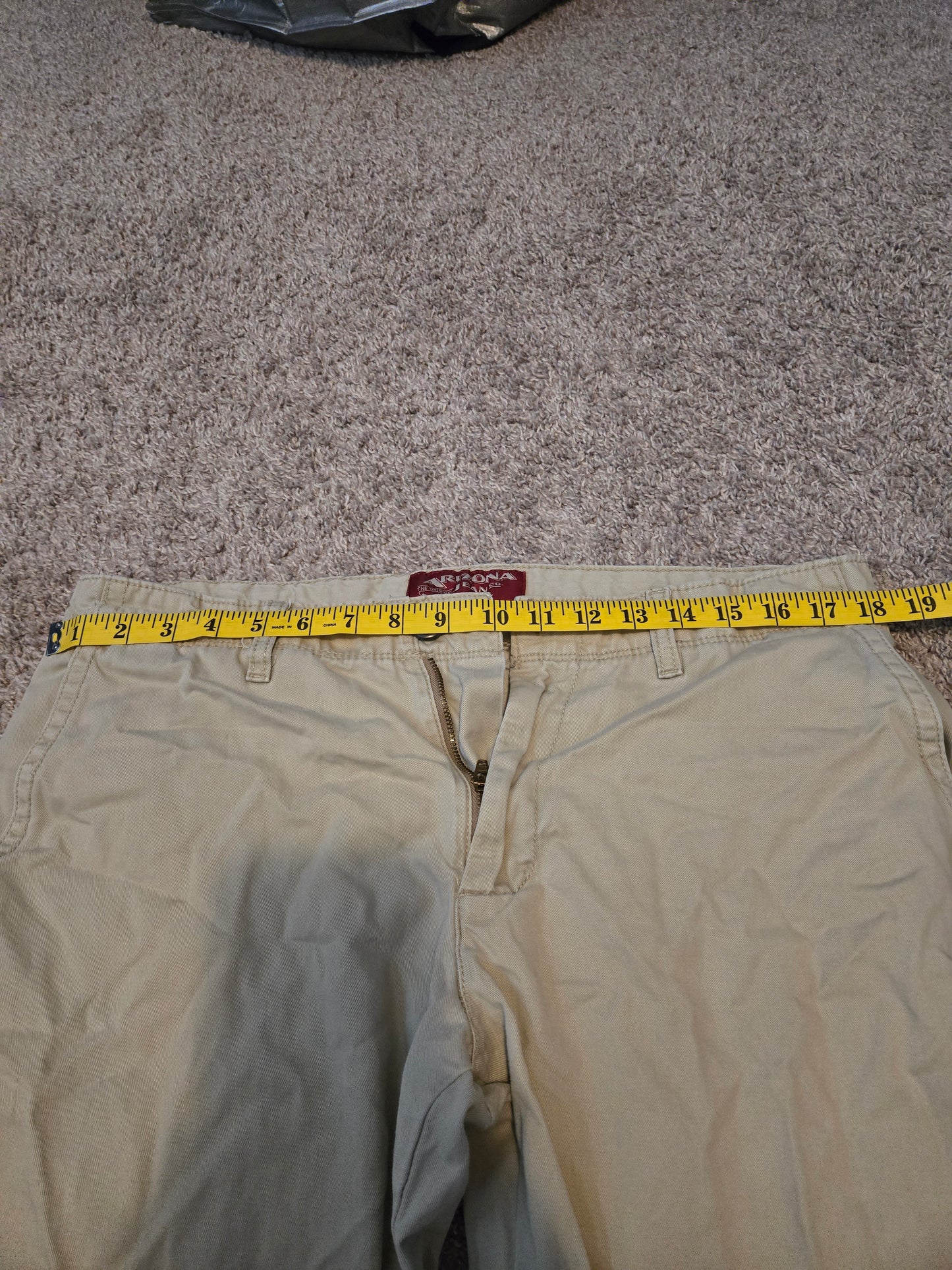 Arizona Original Straight Leg Beige Pants - Gently Used