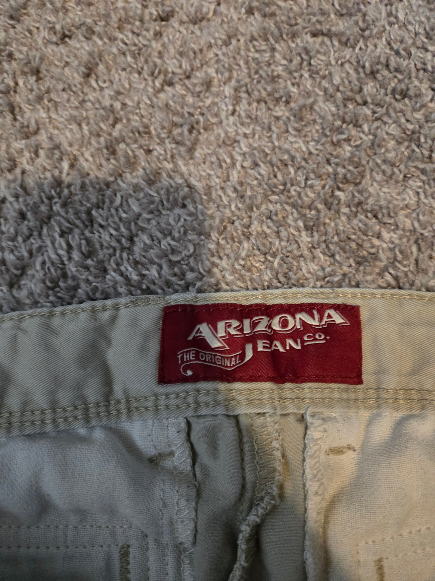 Arizona Original Straight Leg Beige Pants - Gently Used