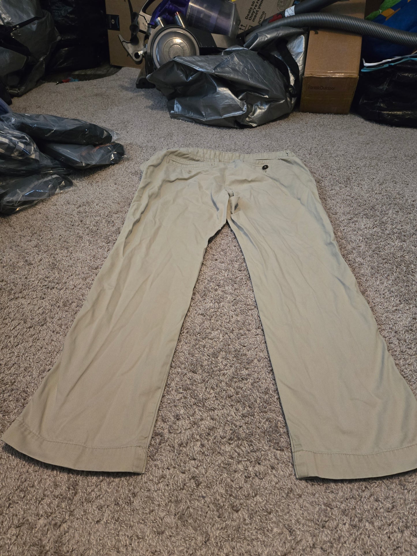 Arizona Original Straight Leg Beige Pants - Gently Used