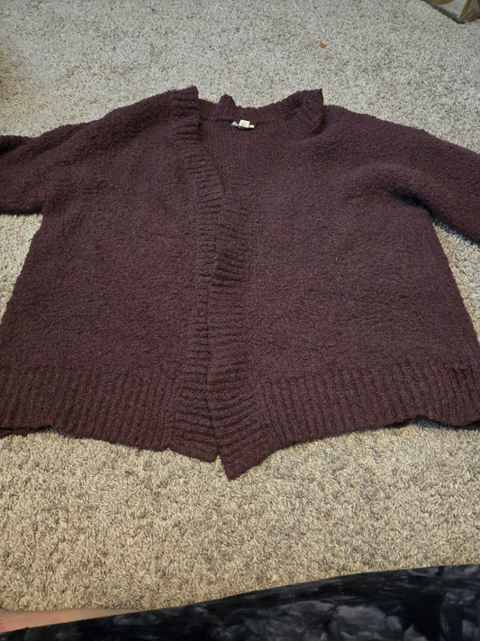 Ana Purple Cardigan Sweater  - Gently Used