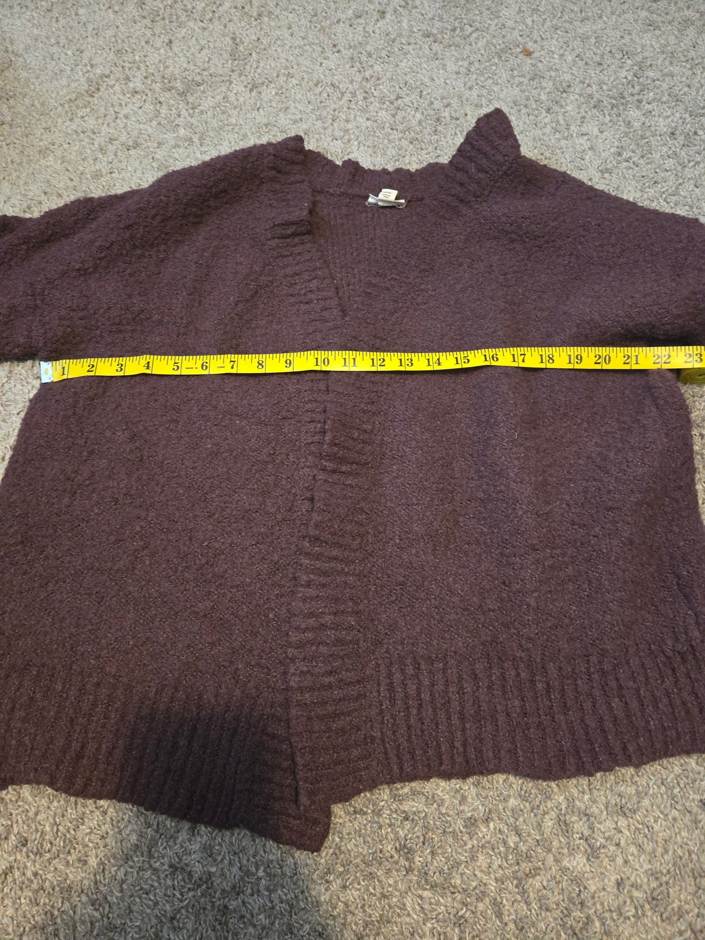 Ana Purple Cardigan Sweater  - Gently Used