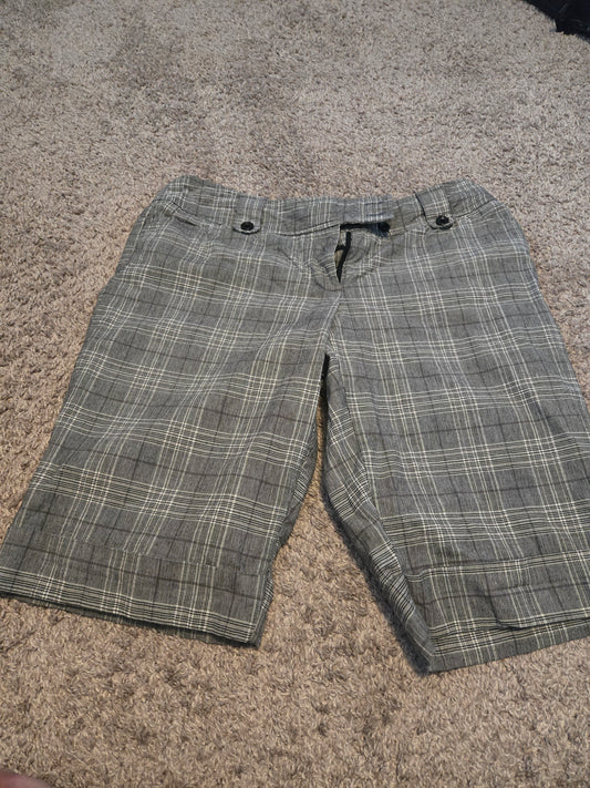 Maurice Gray and White Plaid Shorts