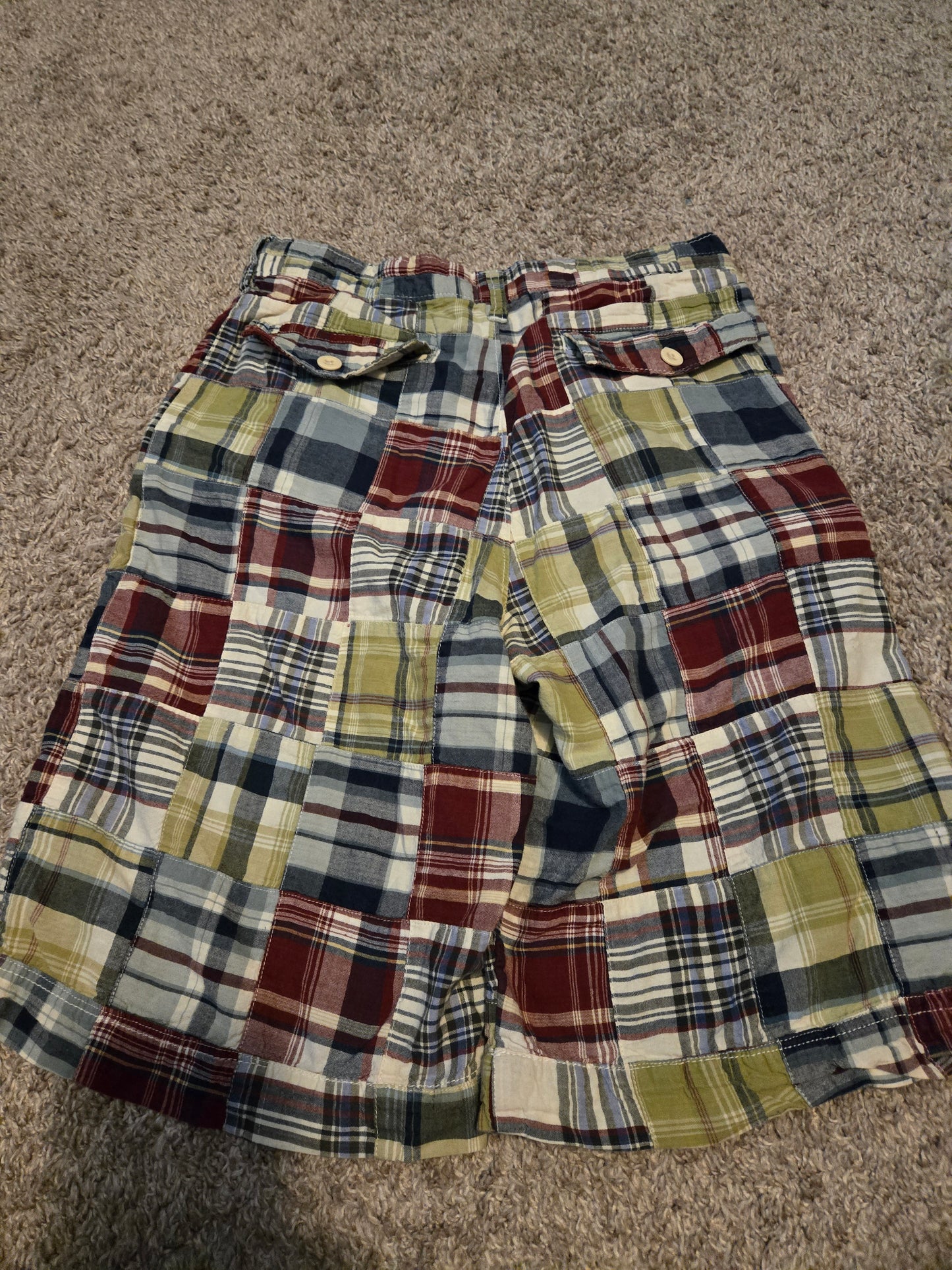 Arizona Red, Blue, Green Plaid Shorts