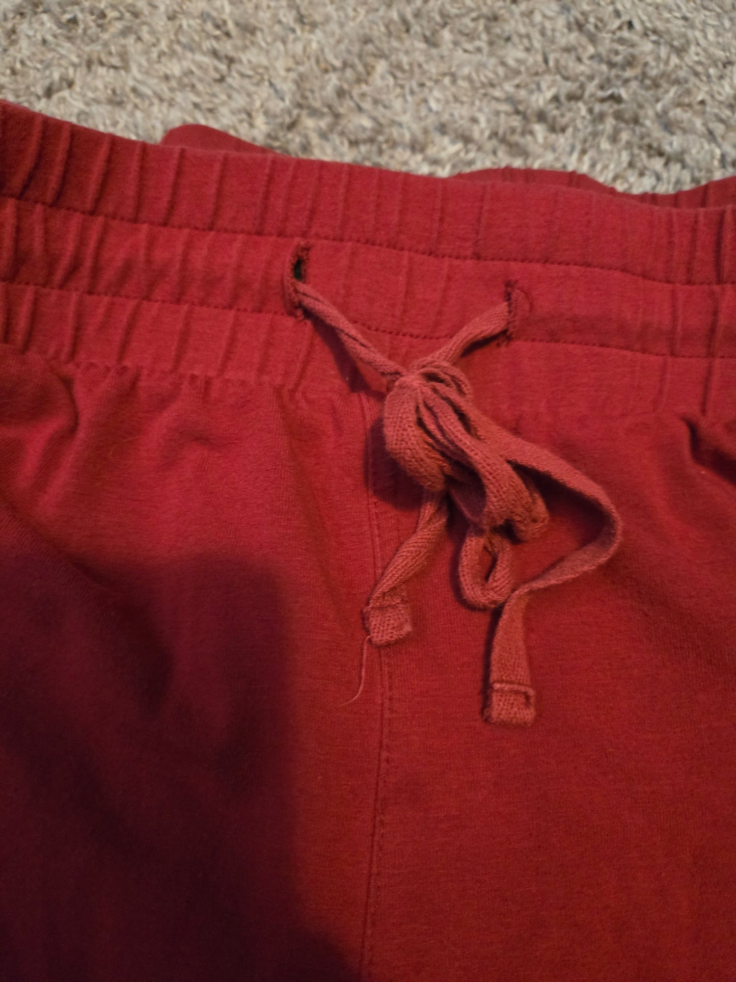 Onbay Red Drawstring Shorts