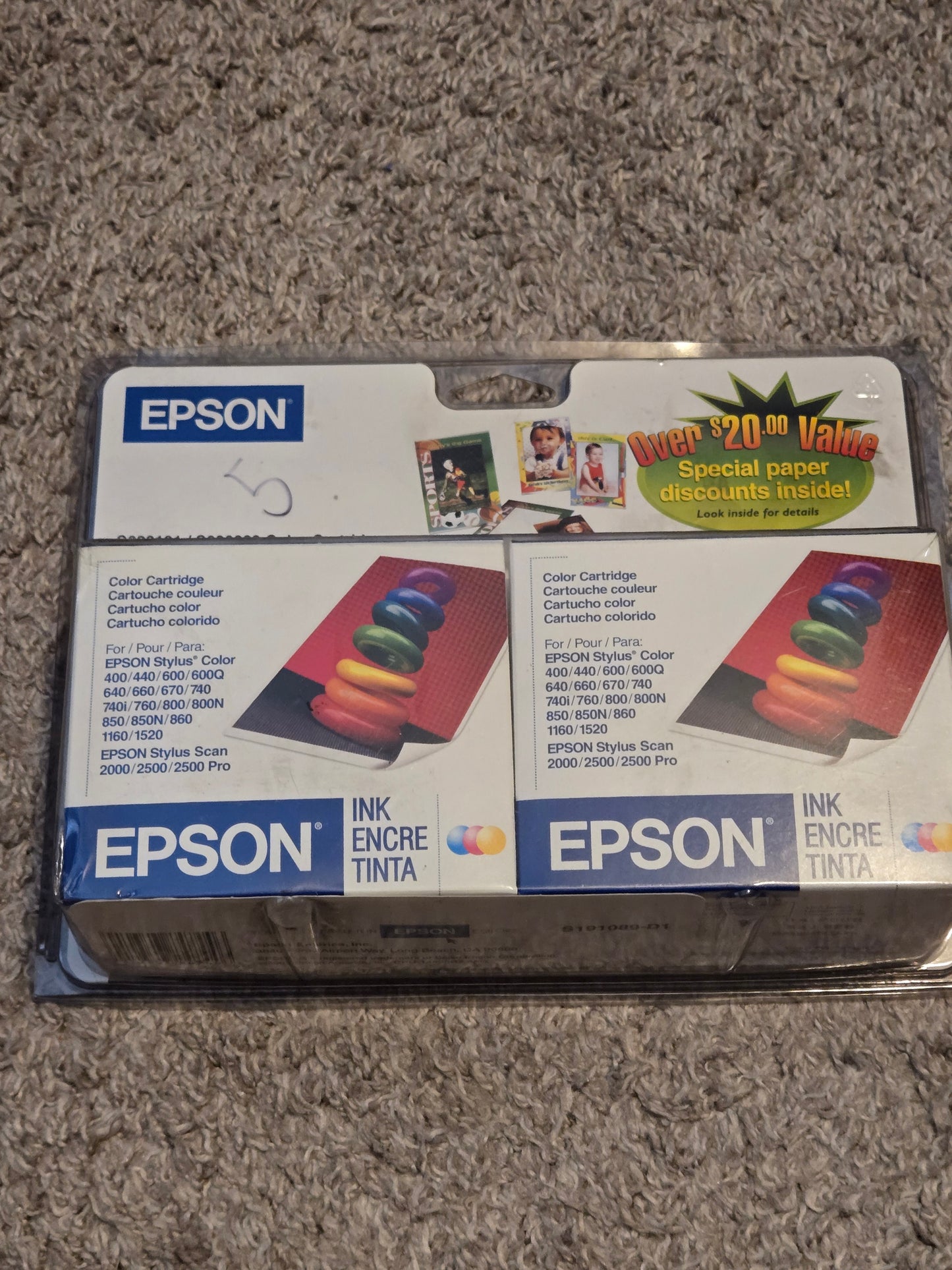 Epson Stylus Color 2 Pack S020191/S020089