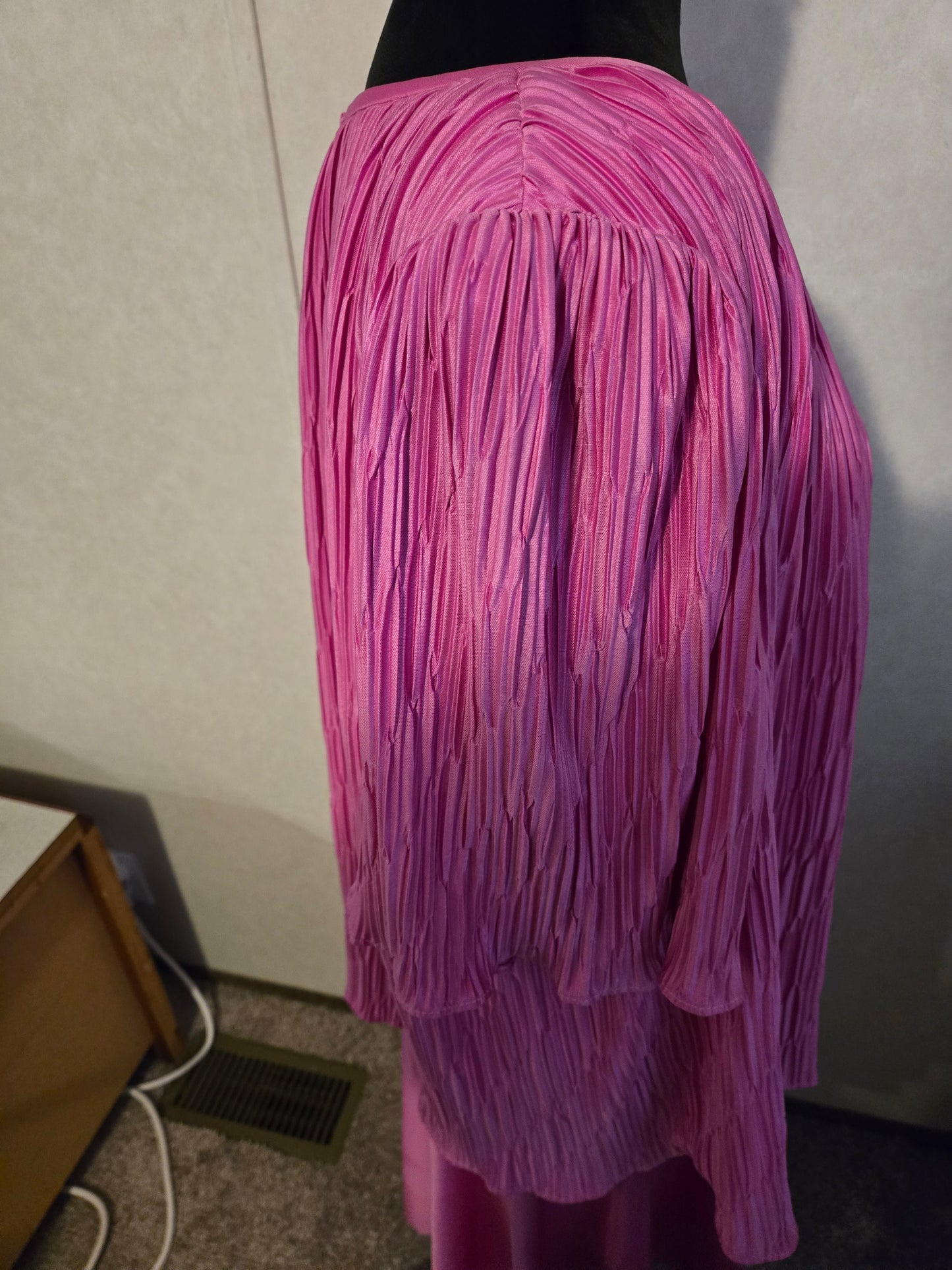 Vintage Gilberti Pink 2-Pc Look Dress