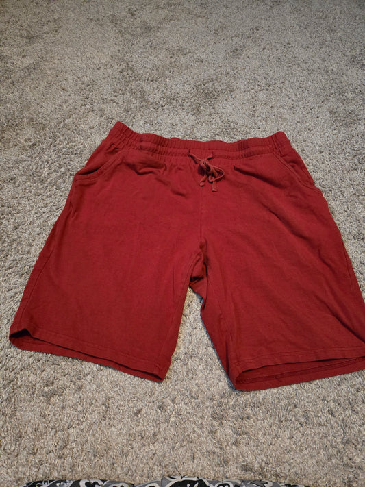 Onbay Red Drawstring Shorts