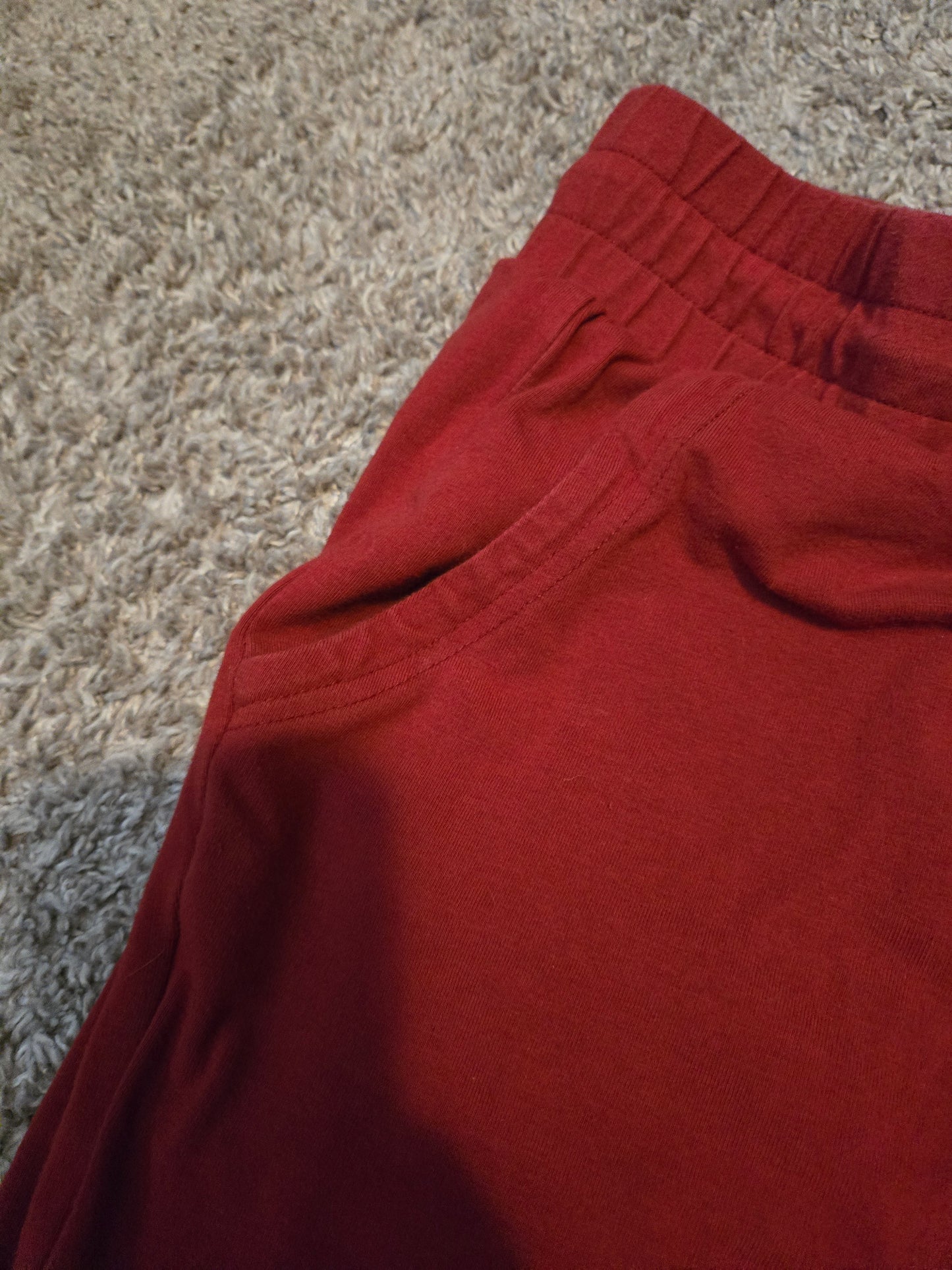 Onbay Red Drawstring Shorts