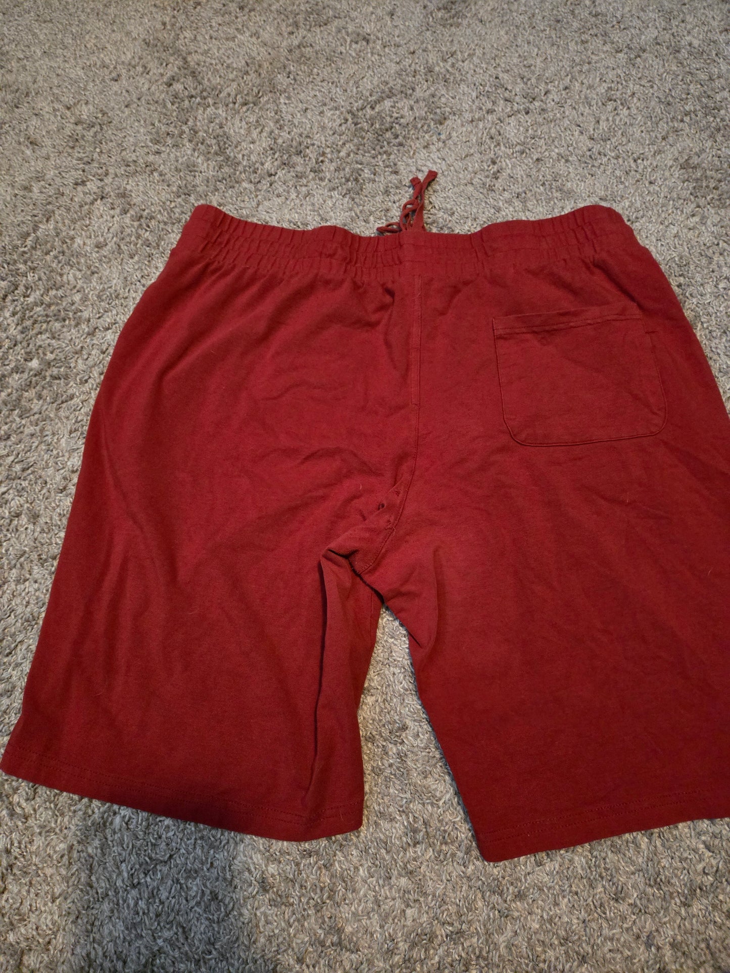 Onbay Red Drawstring Shorts