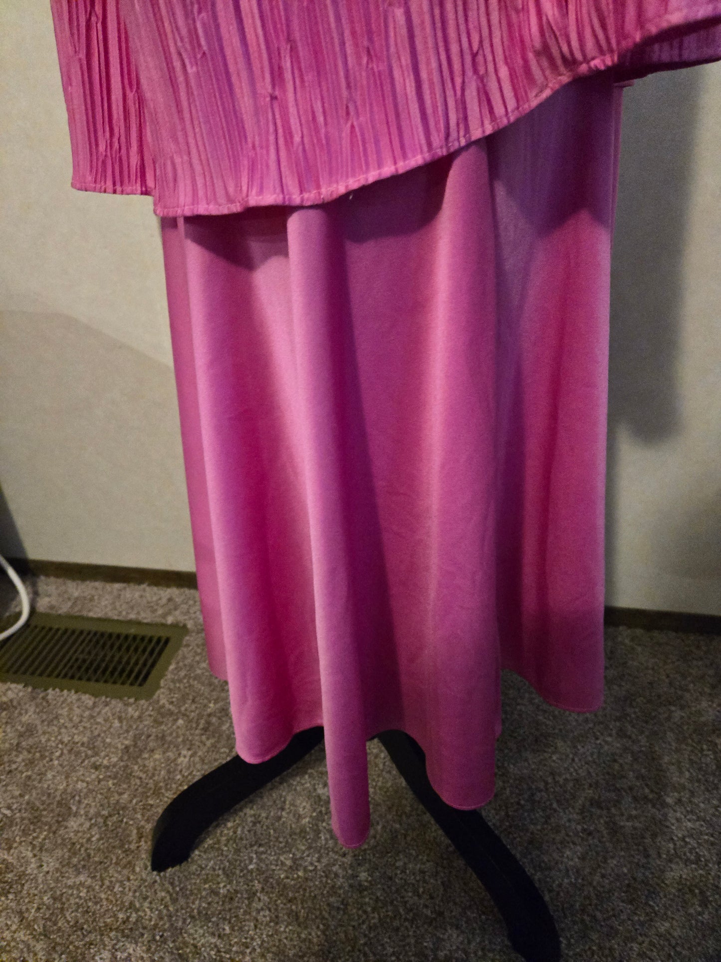 Vintage Gilberti Pink 2-Pc Look Dress